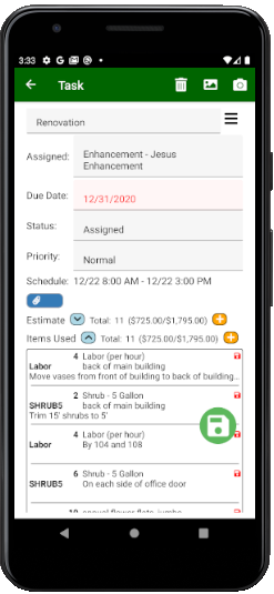 Capture invoice data