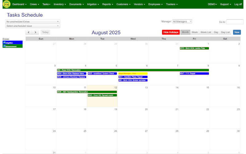 A focused view scheduling extra work with drag and drop
